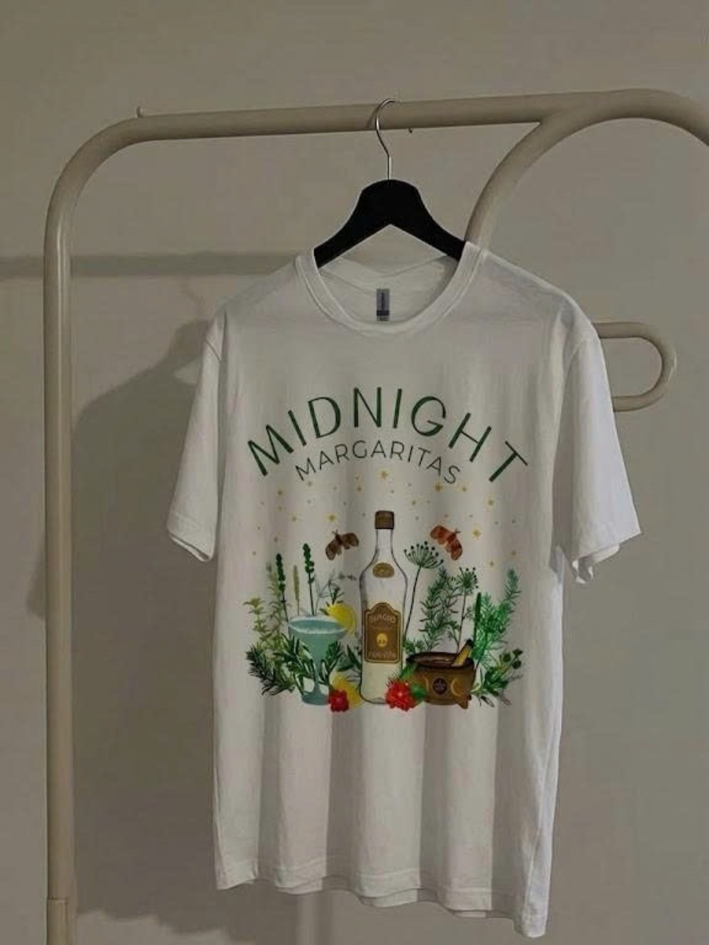 Midnight Margaritas Practical Magic T-shirt Witchy Botanical Graphic Tee
